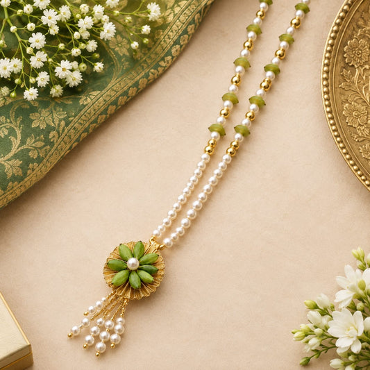 Elaichi Swagat Mala with Pearls - Pack of 10