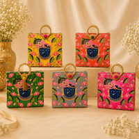 Shreenath ji Print Potli Bags with Chain - Pack of 20
