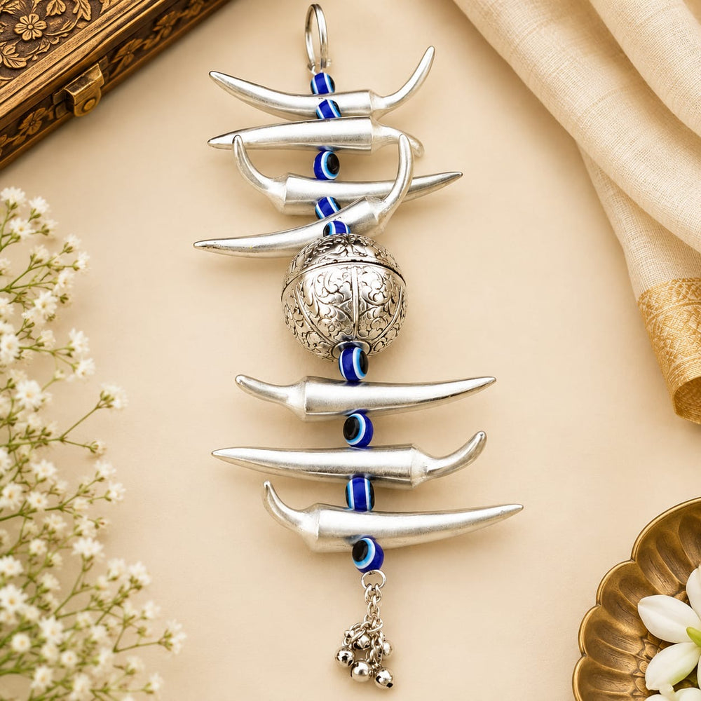 German Silver Nimbu Mirchi (10 Inch)