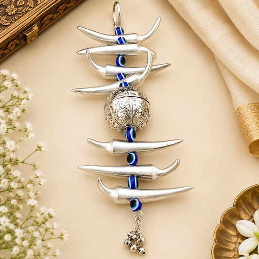 German Silver Nimbu Mirchi (10 Inch)