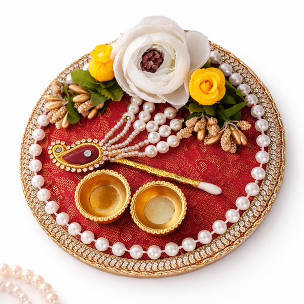 Peony Teeka Platter (4 Inch)