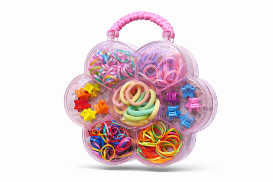 Flower Shaped Hair Accessories Kit