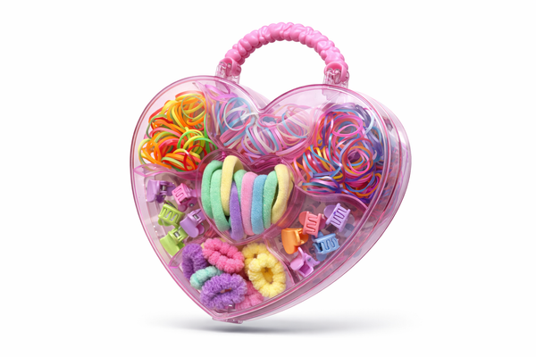 Heart Shaped Hair Accessories Kit