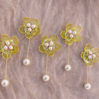 Pearl Flower Brooch - Pack of 50