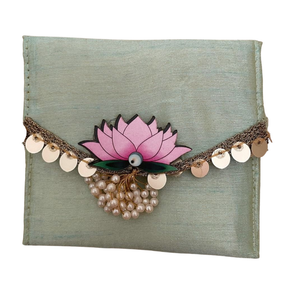 Lotus Coin Pouch
